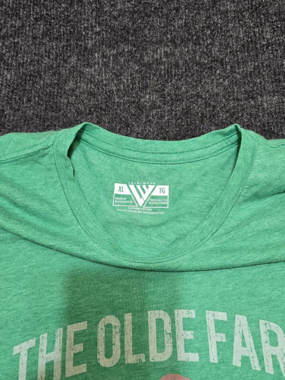 The Olde Farm Golf Course Tee XL Green Next Level Apparel Soft Graphic T‑Shirt S - Picture 3 of 8